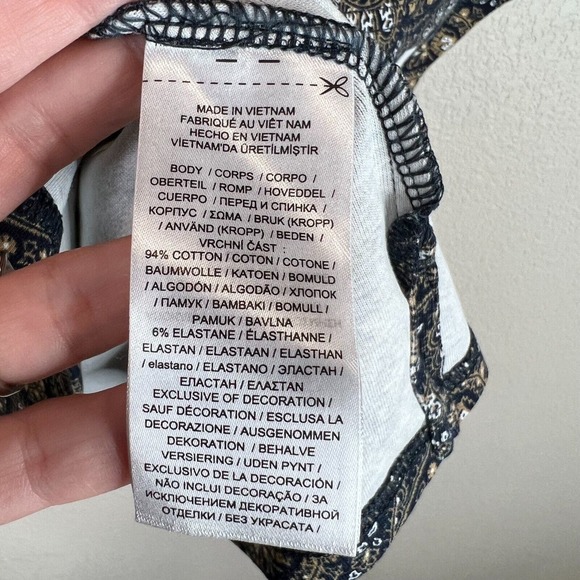 Lauren Ralph Lauren Women's Paisley Pint Mini Dress Short Sleeve Multicolor SZ L - Picture 7 of 12